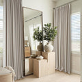 RYB HOME Linen Blackout Curtains 96 inches Long, 100% Blackout Noise Reducing by RYBHOME