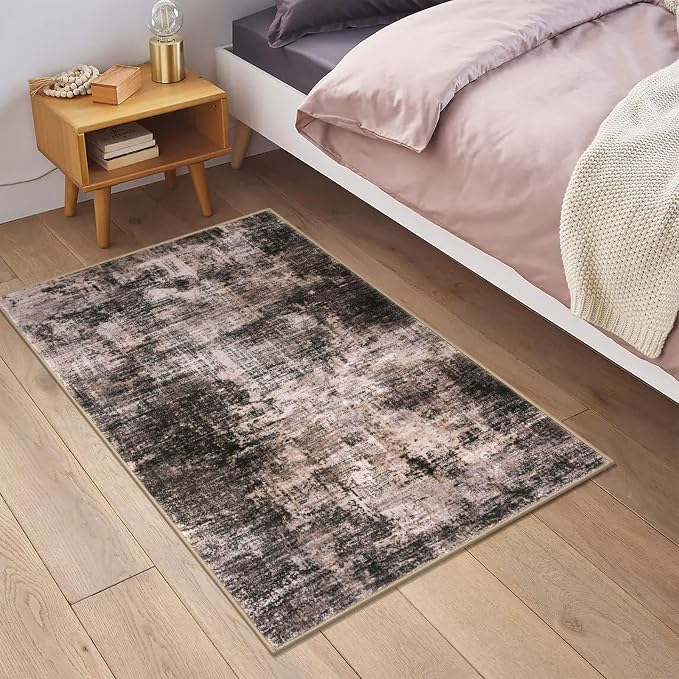 Small Abstract Area Rug 2x3 Ft Entryway Rugs Washable Door Mat Indoor Entrance - Image 2