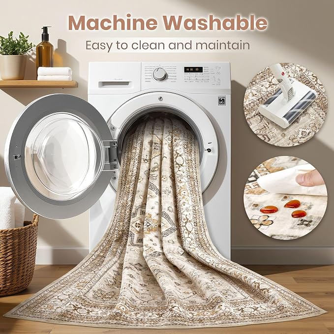 cotiled 9x12 Area Rug for Living Room, Traditional, Dining Room, and Home Office - Image 3