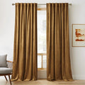 RYB HOME Velvet Curtains 108 inches Long, Extra Long High Ceiling Curtains | by RYBHOME