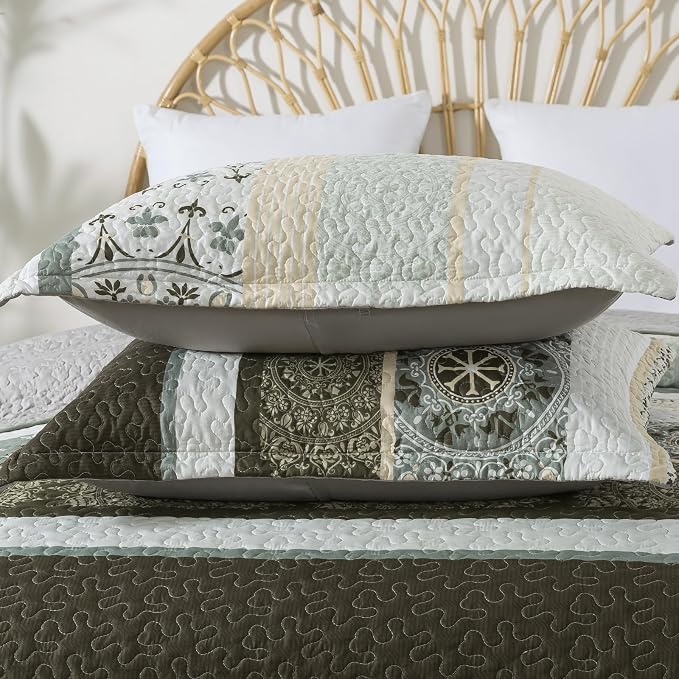 Etwel Lightweight King Size Quilt Set - Image 7