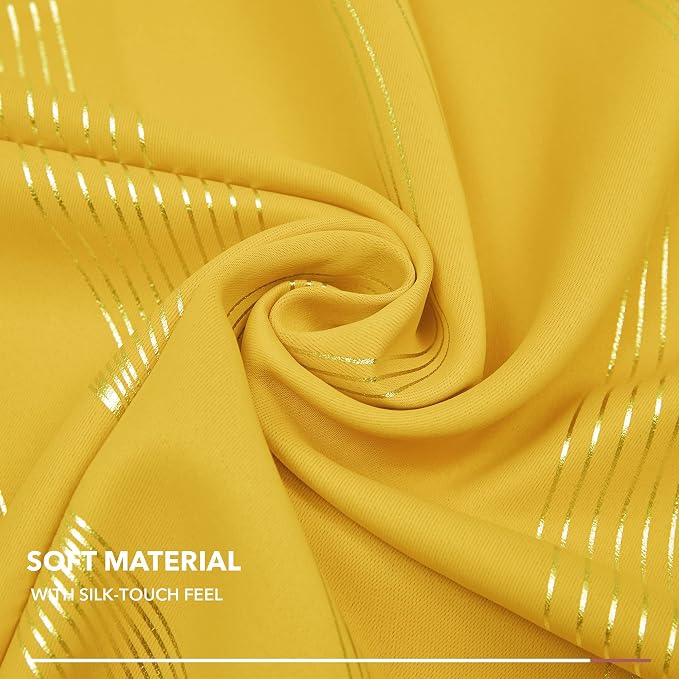 Deconovo Curtains for Living Room, Pattern Blackout Curtains 72 Inches Long | - Image 6