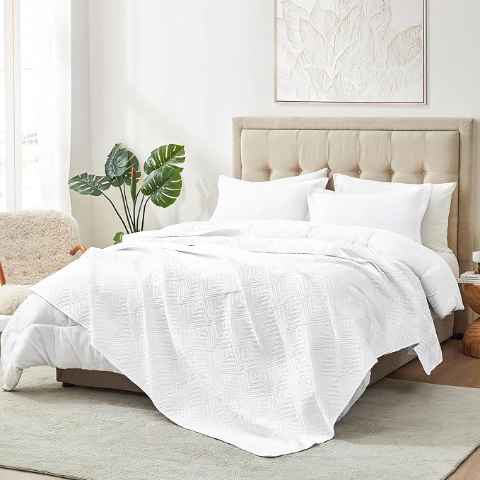 Hansleep White Quilt King Size - Image 2