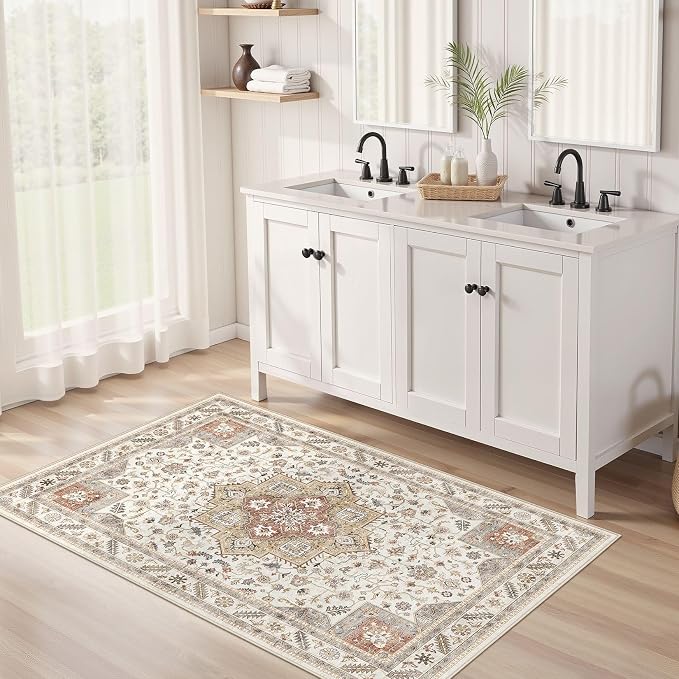 cotiled 3x5 Area Rug for Living Room, Traditional, and Laundry Room - Image 3