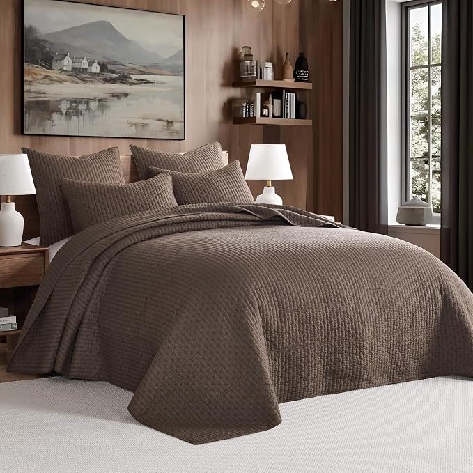 Levtex Home Cross Stitch Reversible Twin Bedspread Set - Image 2