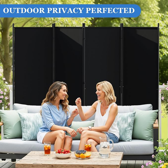 SUNALLY Room Divider Privacy Screens, 8 Panels Dividers - Image 6