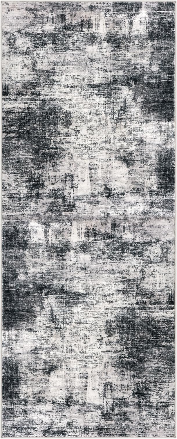 Abstract Runner Rug 2x5 Ft Washable Runners - Image 9