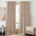 RYB HOME Velvet Closet Curtains 84 inches, Room Darkening Thermal Insulated by RYBHOME