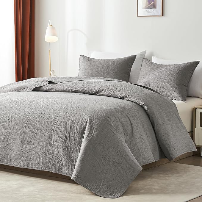 akkialla Twin Quilt Bedding Set, Lightweight Soft Bedspread Coverlet, Modern - Image 2