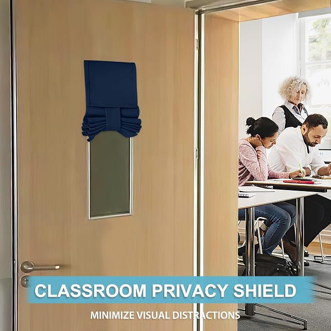 RYB HOME Classroom Door Window Cover, Room Darkening Block Views, Office Door - Image 3