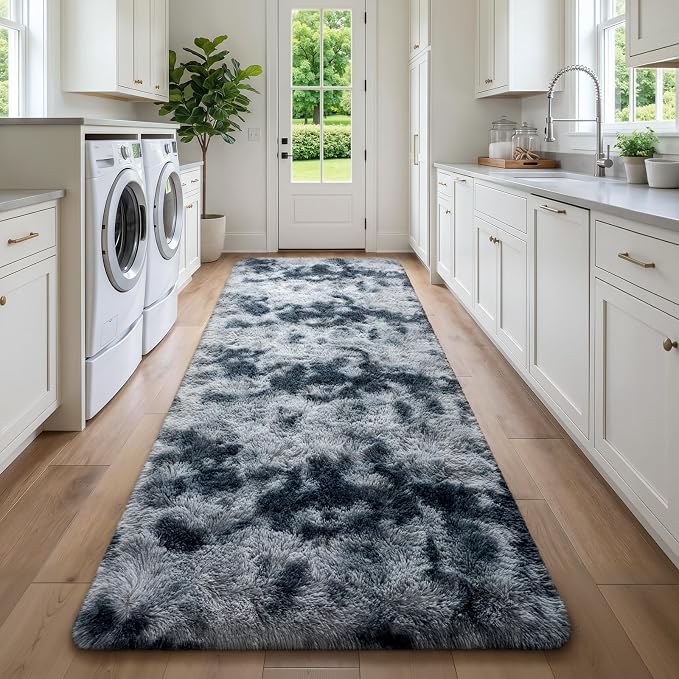 Deerhoo 3x10 Runner Rugs for Long Hallway Bedroom Kitchen, Plush Furry - Image 4
