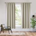 RYB HOME Bedroom Blackout Curtains 72 inches Long, 100% Blackout | Thermal by RYBHOME