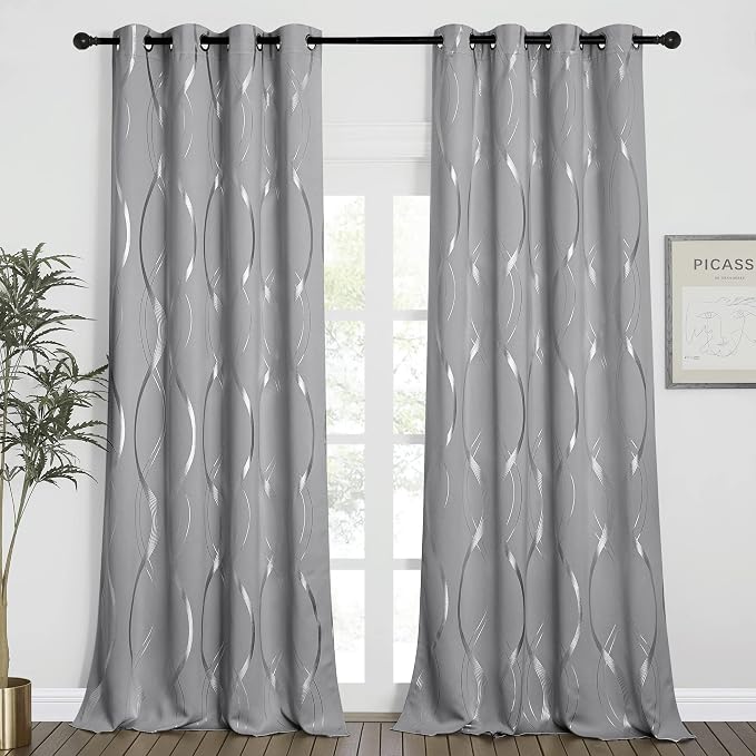 NICETOWN Living Room Curtains, Extra Long Blackout Curtains and Drapes - Image 2
