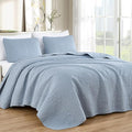Chezmoi Collection Austin Queen Oversized Bedspread Set, 3-Piece Pinsonic by ChezmoiCollection