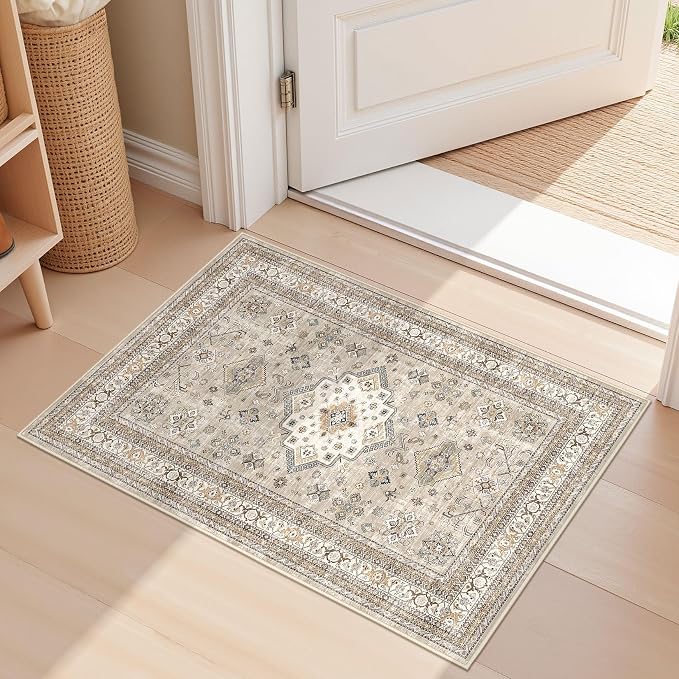 cotiled 2x3 Area Rug for Living Room, Traditional, and Laundry Room by COTILED