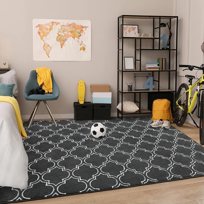 Chicrug 6x9 Shag Geometric Modern Area Rug - Image 4