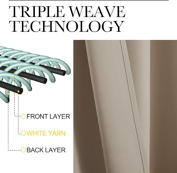NICETOWN Blackout Curtains for RV Windows, 2 Panels, Room Darkening Window - Image 3