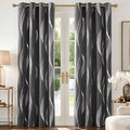 Deconovo Curtains for Living Room, Pattern Blackout Curtains 63 Inches Long | by Deconovo