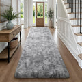 Deerhoo 3x10 Runner Rugs for Long Hallway Bedroom Kitchen, Light Grey | Tie-Dyed by Deerhoo