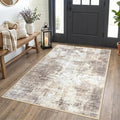 Abstract Area Rug 4x5 Ft Washable Rugs by iOhouze