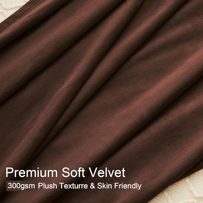 Brown Velvet Curtains 84 Inch Length - Image 3