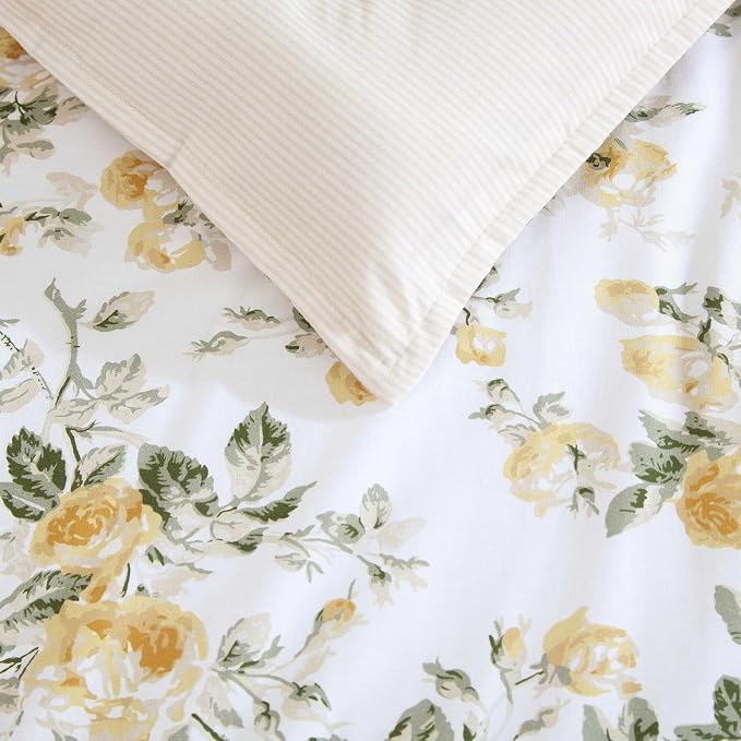 Laura Ashley - King Comforter Set, Premium Cotton Bedding - Image 6