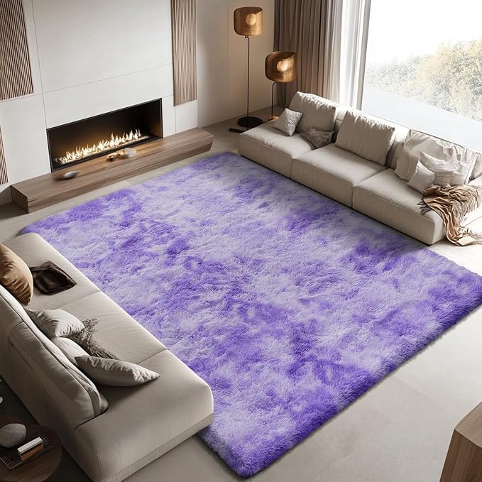 8x10 Area Rugs for Living Room, Fuzzy Plush Carpet for Bedroom Dorm Playroom - Image 8