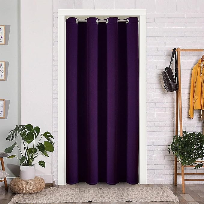 ChrisDowa Blackout Curtains for Bedroom 84 Inch Door Curtain, 1 Panel | 52W x by ChrisDowa