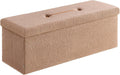 SONGMICS Storage Ottoman Bench, Storage Chest, Foot Rest Stool, End of Bed Bench by Unknown