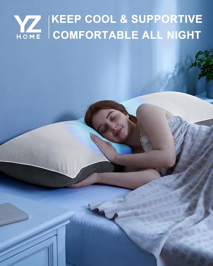 YZ HOME Cooling Body Pillow for Adults, Cold Touch Fabric | Body Pillow for - Image 7