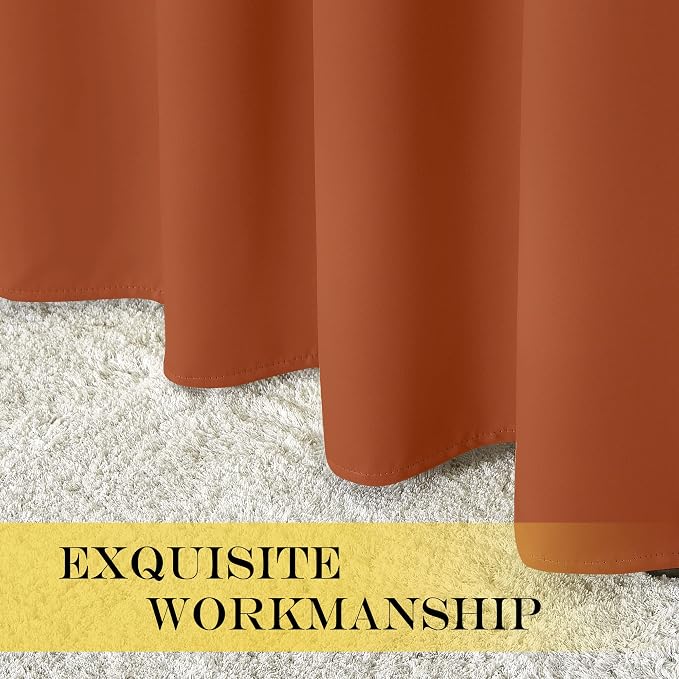 NICETOWN Door Curtain for Closet Doors 80 Inches Long 1 Panel, Room Divider - Image 7