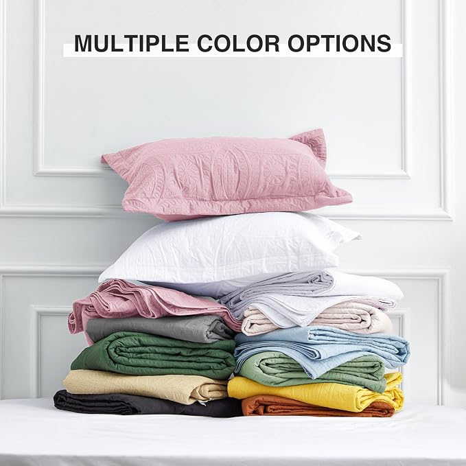Love's cabin Twin Quilt Set Pink Bedspreads - Image 8