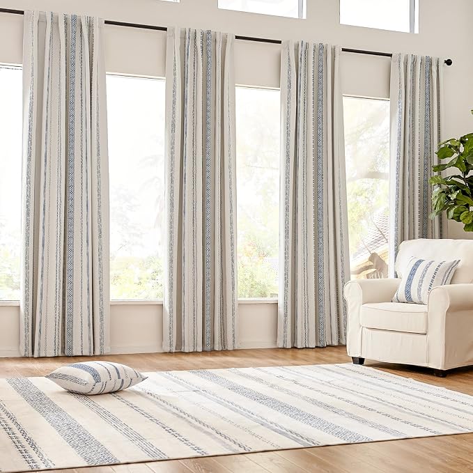 jinchan Boho Blackout Curtains 90 Inches Long - Image 2