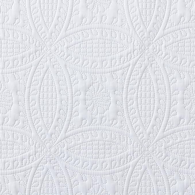 Chezmoi Collection Austin 3-piece Oversized Bedspread Coverlet Set - Image 4