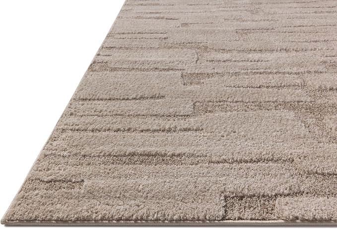 Loloi Amber Lewis Monty Collection MOT-04 Taupe/Beige 2'-7" x 4', .50" Pile - Image 6