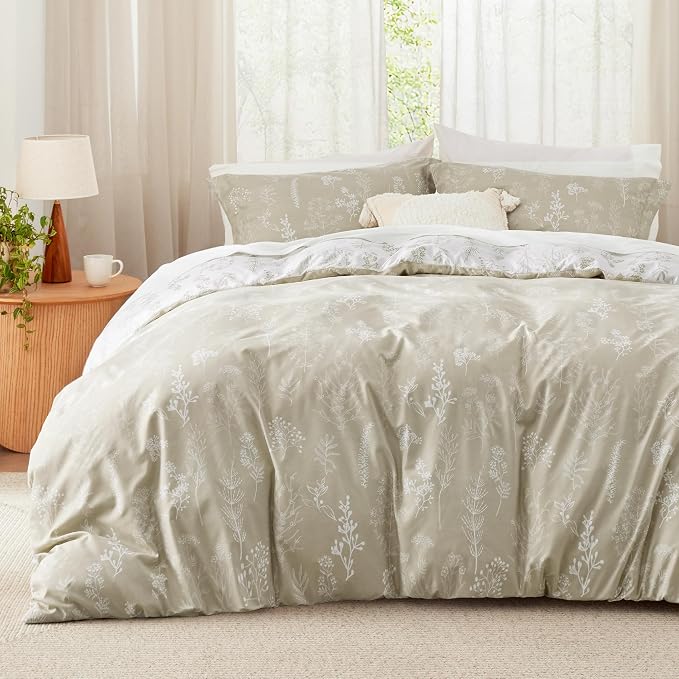 Bedsure Linen King Comforter Set - Image 2