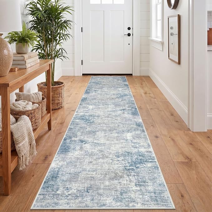 Abstract Runner Rug 2x10 Ft Washable Runners by iOhouze