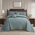 HZ & HY Oversized Queen Bedspreads, 5-Piece Quilt Set, Lightweight Reversible by HZHY