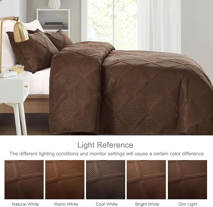Exclusivo Mezcla Quilt King Size, Modern Striped Pattern, Lightweight Bedding - Image 3