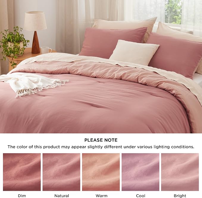 Bedsure King Comforter Set, 3 Pieces GentleSoft™ Bed Set, 1 Lightweight - Image 7