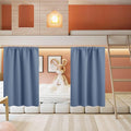 RYB HOME Half Curtain Tiers 36 inch Length, Rod Pocket | Short Blackout Curtains by RYBHOME