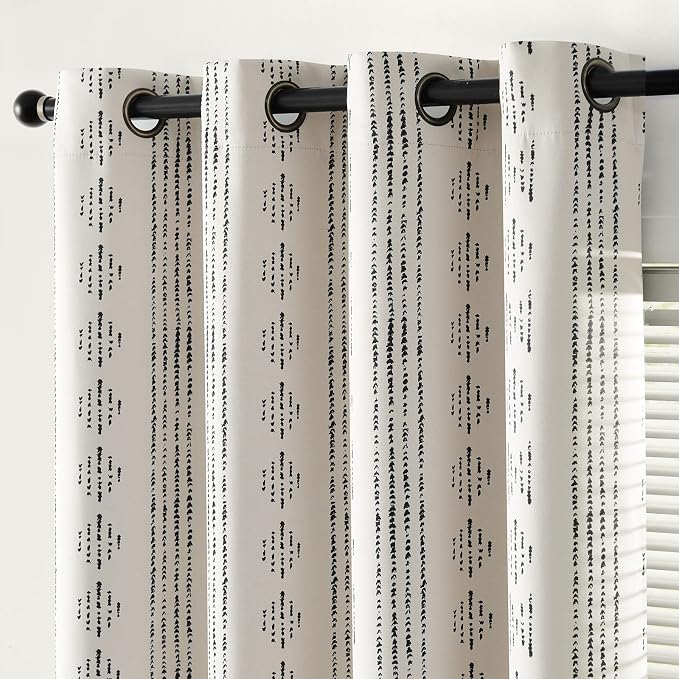 jinchan Boho Blackout Curtains 90 Inches Long - Image 2