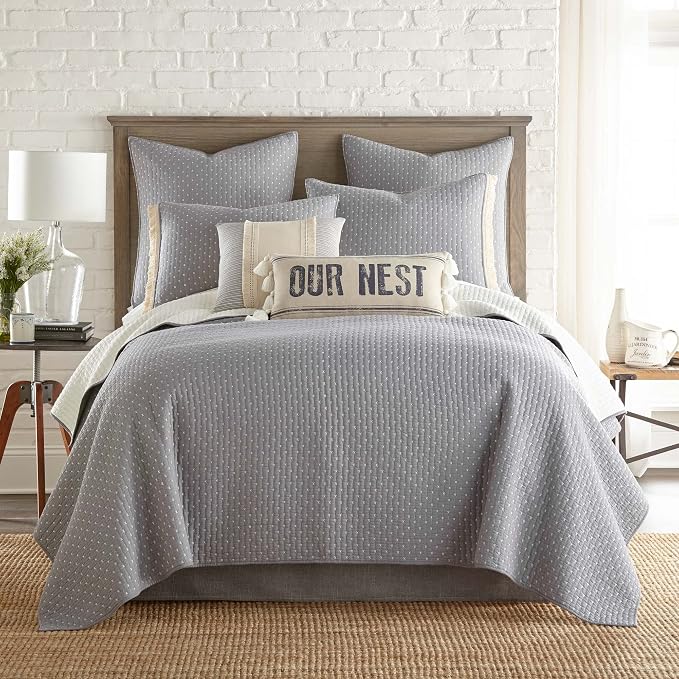 Levtex Home Cross Stitch Reversible Twin XL/Twin Quilt Set - Image 3