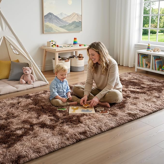 Deerhoo 2x6 Runners Rug for Hallway, Soft Fluffy Long Carpet, Plush Bedroom - Image 6