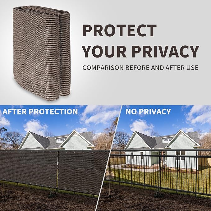 LOVE STORY Custom Size 2'6''x39' Balcony Privacy Screen Cover, 95% UV Block - Image 5