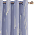 Deconovo Curtains for Living Room, Pattern Blackout Curtains 108 Inch Long | by Unknown