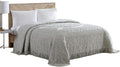 Beatrice Home Fashions Medallion Queen Cotton Chenille Bedspread, cozy plush by BeatriceHomeFashions
