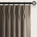 Velvet Blackout Curtains Light Taupe Room Darkening Soundproof Insulated by Unknown
