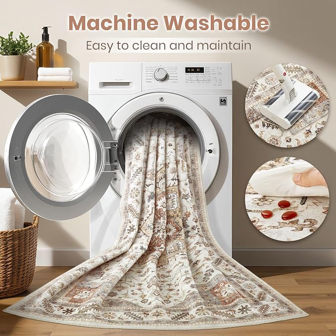 cotiled 7x9 Area Rug for Living Room, Traditional, Dining Room, and Home Office - Image 3