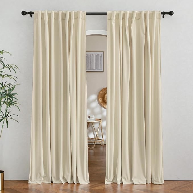 RYB Home Velvet Blackout Curtains by RYBHOME